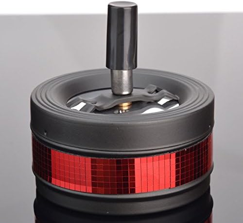 Stainless steel,rotation-smoking cup/european style,wind-proof,cover-[ashtray]-C