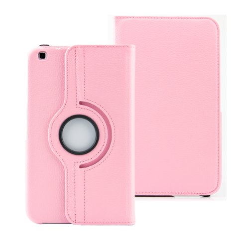 3in1 SET Tab3 8.0 360° Schutzhülle + Folie + Pen Samsung Galaxy Tab 3 8.0 SM-T310 T311 T315 Tasche Etui (Rosa) - 5