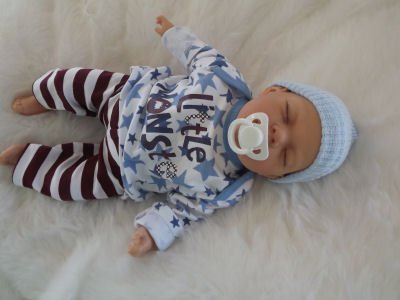 J. BEDTIME BOY BYS Weighted Reborn Doll Fake Baby Girls Childs Birthday Christmas Gift UK Seller made by Saxon Reborns.