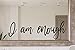 Produktbild I Am Enough Decal I Am Enough Wall Decal Feminist Decal I Am Enough Sticker Self Esteem Decal Mirror Decal Affirmation Decal Wall Decal Wall Decor Room Wall Sticker Living Room