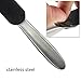 BNG Double Sided Foot Rasp Files with Stainless Steel Handle and 12PCS Black Refill Pedicure Feet Care Tool (Medium Size)