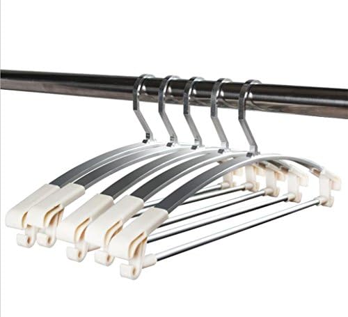Aluminum alloy Metal Non-slip Windproof No trace Sturdy Flexible Clothes Hangers Dry and wet Multifunction Home Wardrobe Magic Hangers Drying Racks , 30