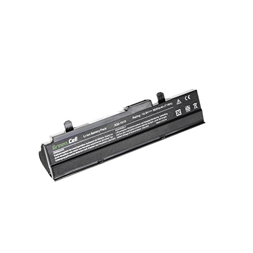 Green Cell® Extended Serie A32-1015 Laptop Akku für Asus Eee PC 1015 1015BX 1015P 1015PN 1215 1215B 1215N 1011PX 1016 VX6 (9 Zellen 6600mAh 10.8V Schwarz) - 2