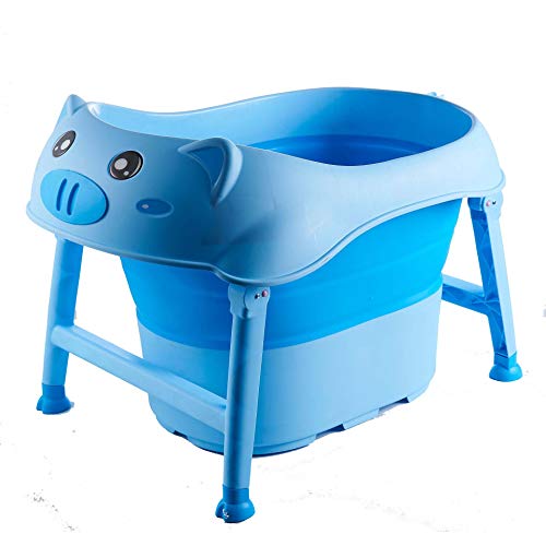 Preisvergleich Produktbild Kinder faltende Badewanne, Kinder Badeeimer große Babybadewanne Kinderbadewanne Fass,2,B