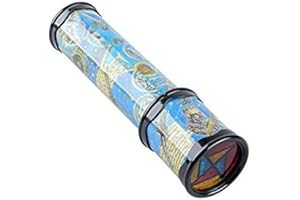 NOPEILVI Kaléidoscope Rotatif Jouet 3D kaléidoscope Prisme Enfants télescope Jouet éducation précoce Jouet Style aléatoire