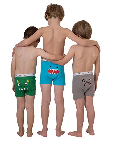 Zoocchini,100% Organic Cotton Boxer briefs (set of 3) - Boys (2/3years)