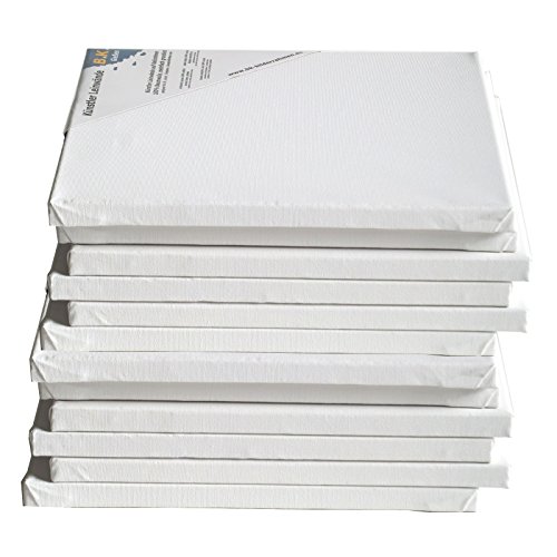 12 LEINWÄNDE AUF KEILRAHMEN von XTRADEFACTORY 20x20 cm Leinwand