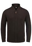 Dieser klassische Herrenstrickjacke von SOLID aus hochwertiger Baumwolle ist super angenehm zu tragen.
