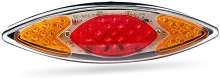 tnttu Rear Lamp and LED flashing Eye, Red/Orange