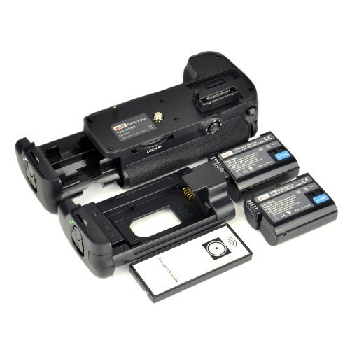 DSTE Multi-Power Battery Grip Pack With Wireless Remote Control for Nikon D7000 as MB-D11 SLR Camera   2pcs EN-EL15 Li-ion Battery