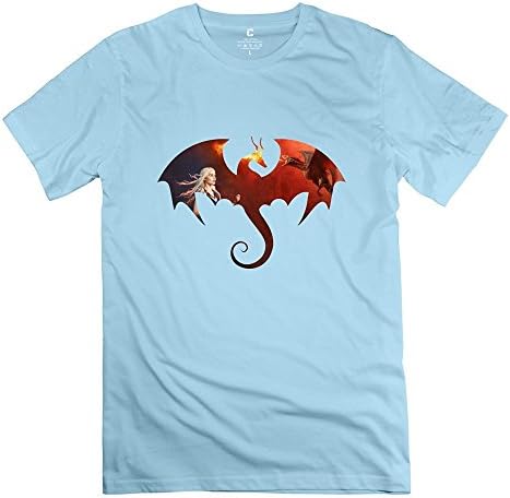 Men's Game Thrones Daenerys Targaryen Dragon T-Shirt 100% Cotton Hot Topic Medium