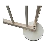 Riesiges XXL Lauf- und Absperrgitter 7,2 Meter mit 8 Elementen inkl. Tür- und Wandhalterungen Laufstall für Babys und Kleinkinder - 7