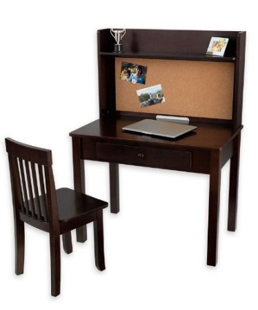 4Kids Toy Game Awesome Kidkraft Study Pinboard Desk And Chair Set - Perfect Workspace For Finishing Homework