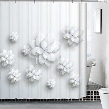 FEN@Products Sell Like Hot Cakes Polyester Waterproof Mouldproof Shower Curtain 3 D Hand Draw Stereogram