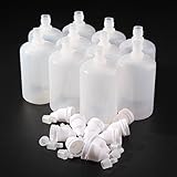 AllRight 10 x Plastic Squeezable Dropper Bottles Eye Liquid Ejuice Empty Dropper White 100ML