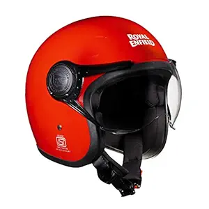 Royal Enfield Open Face with Visor Helmet GT Red (M) 58 cm (RRGHEM000255)