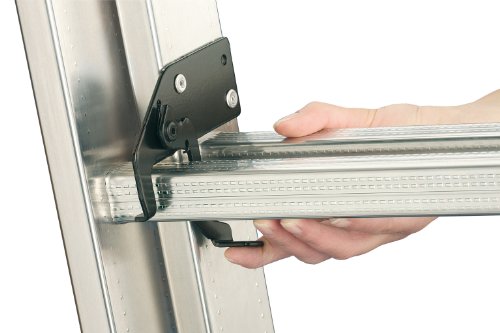 Hailo 7309-101 Alu Kombileiter 3 x 9 Sprossen inklusiv Einhängetritt - 6