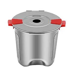 Reusable K Cups for Keurig 2.0 & 1.0 Coffee Maker - Stainless Steel Keurig Reusable Pod - Universal Refillable Keurig Coffee Filter BPA Free (1 Pack)