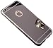 Produktbild iPhone 8 Plus Spiegel Hülle,iPhone 7 Plus Handyhülle,iPhone 7/8 Plus Silikon Hülle ,Sweau Ultra-Slim Mirror Case TPU Silikon-Hülle Dünne Schutzhülle Back-Cover verspiegelt Make Up Spiegel Mirror Kratzfeste Weich Handy Tasche Bumper Phone Etui für Apple iPhone 7 Plus/ iPhone 8 Plus-Schwarz