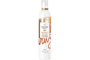 Pantene Pro-V Perfect Waves Mousse nourrissante à l'huile d'argan 200 ml Tenue 3 Pour des ondulations brillantes et dynamiques