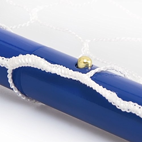 Relaxdays Fußballtor Inklusive Netz und Heringen 2-er Set, Blau, 78.0 x 46.0 x 57.0 cm, 10010064 - 4