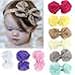 Ularmo9PCS Babys Girls Flower Hair Bands Elastic Head band Headbands
