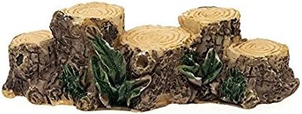 RISISUNG Miniature Resin Garden Fairy Ornament Flower Pot Plant Pot Home Decor Tree Stump Bridge