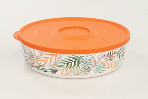 Tupperware Iluminas 2.5 litres Orange Tropical Container Round Stock Keeping Illumina