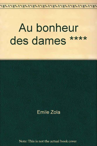 couverture de : Au Bonheur des Dames