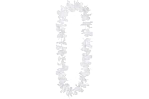 Boland - Hawaiikette Ohana, 1 Stück, Länge 105 cm, Halskette, Sommer, Strand, Blüten, Blumen, Meer, Urlaub, Accessoire, Verkleidung, Kostüm, Karneval, Mottoparty