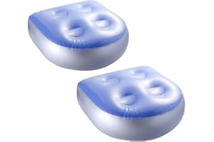 LATERN 2 szt. nadmuchiwanych poduszek do siedzenia, z 4 przyssawkami, do wszystkich spa i jacuzzi (47 x 37 cm)