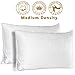 Produktbild Hotel Quality Pillows 2er Pack Luxuriöse Microfaser-Festkissen mittlerer Dichte, orthopädische Kissen für Nackenschmerzen 48 x 74 cm (Packung mit 2 Kissen)