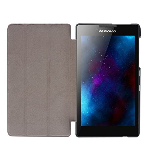 SZHTSWU® für Lenovo Tab2 A7-20F Hülle, Ultra Dünn PU Leder Shell Tablette Case Schutzhülle Flip Leder Tasche mit Ständer Etui für Lenovo Tab 2 A7-20 (7 Zoll) Tablet-PC (Lila) - 8