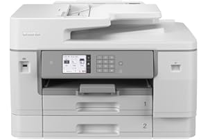 Brother MFC-J6955DW Wireless Colour Inkjet Printer |A4 4-in 1 (Print/Copy/Scan/Fax) | Wi-Fi/USB/NFC | A3 Print/Copy/Scan, UK Plug