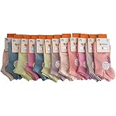 D&uuml;ndar Kız &Ccedil;ocuk Modal Dikişsiz Patik Kısa &Ccedil;orap 12 li paket Karışık 9-10 yaş