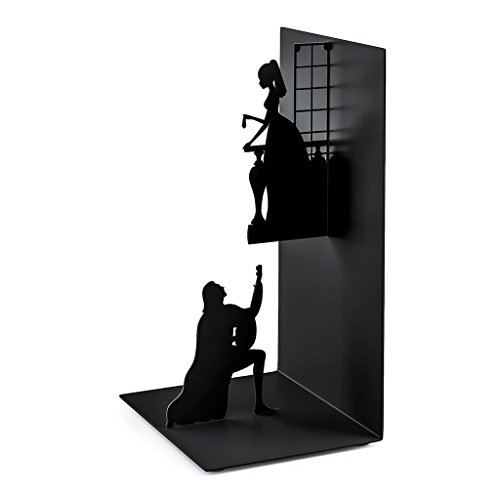Balvi - Romeo & Juliet Metall bookend. Angeregt durch die Arbeiten von Shakespeare.