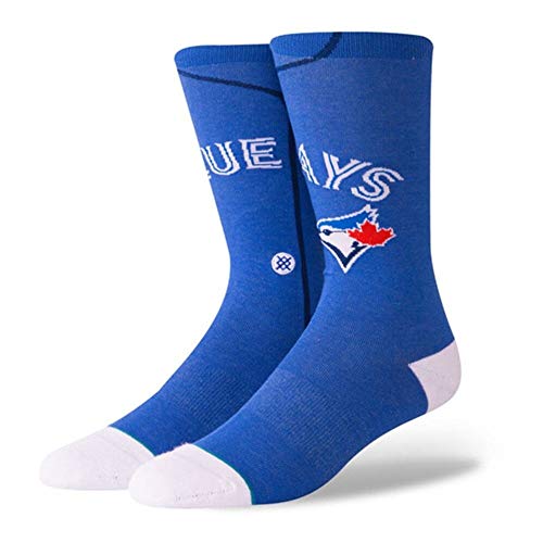 Stance M545C18BJA Men's Blue Jays Alt Jersey Sock, Blue - Large (9-12)