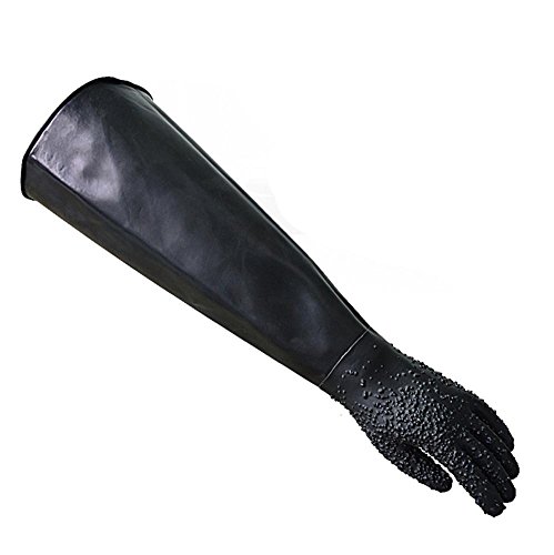 Sandstrahlkabine Gummihandschuhe 68cm längere Arbeitsarbeitsschutzausrüstung gegen wärmedämmHilfsRutsch