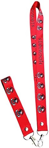 Badge Lanyards Adopted Harry Potter Hogwarts Magic School Design Elements for Keychain Lanyard with ID Holder Red Hogwarts Lanyards