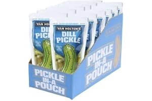 BHARTI BEN Van Holten's Large Hearty Dill Pickle | Pack of 12 | Plus Free Tajin Seasoning
