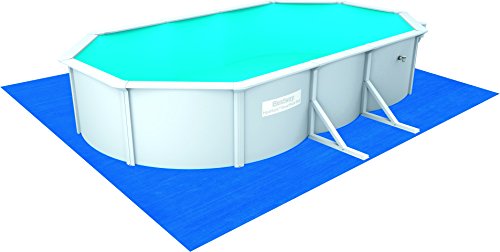 Bestway Piscina Oval de chapa Reforzada hydrium con depuradora de arena