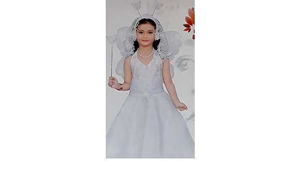 pari frock white colour