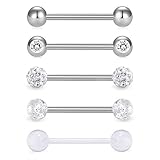 zungenpiercings Verpackung mit einem Geschenk Samtbeutel
