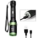 Produktbild LE USB Aufladbare Taschenlampe 580 Lumen, LED Handlampe mit 6 Farben, IP65 Wasserdicht, 2000mAh Batterie, ideal für Ausflug, Camping, Angeln, Jagen usw.