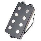 humbucker pickups bass Ein Set schwarzer E-Bass Humbucker Pickup
