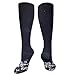 Produktbild Unisex Highly Elastic Comfortable Knee High Length Tube Socks,Dark Night And White Daisies Fantasy Landscape Nature And Dreamlike Universe,Compression Socks Boost Stamina,Dark Blue White