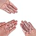 niceEshop(TM) 3pcs Silicone Makeup Sponge Powder Puffs Silicone Makeup Puffs - Transparent- Zero Makeup Waste