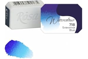 Profesjonalne Akwarele 7 Artists Malarstwo Akwarelowe Niebieski 2,5 ml | Akwarela | Profesjonalna Akwarela | Pudełko z Akwarelą | Zestaw Akwareli | Stałe Akwarele | Szkolne Akwarele