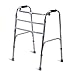 Produktbild Rollator Folding Walking Frame verdicktem Edelstahl Vier-Bein-Walking-Maschine Sechs-Gang-Verstellbare Höhe Behinderte Walking Aid, Größe: 55x48x75-86cm Ailin Home