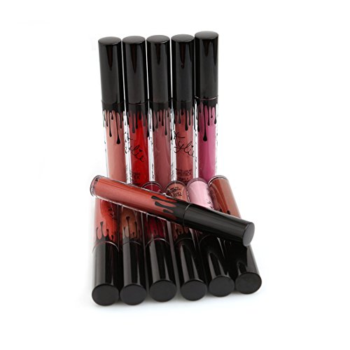 VWH 12 Farben Wasserdichte Dauerrhaft Matte Liquid Lipstik Beauty Lip Gloss - 4